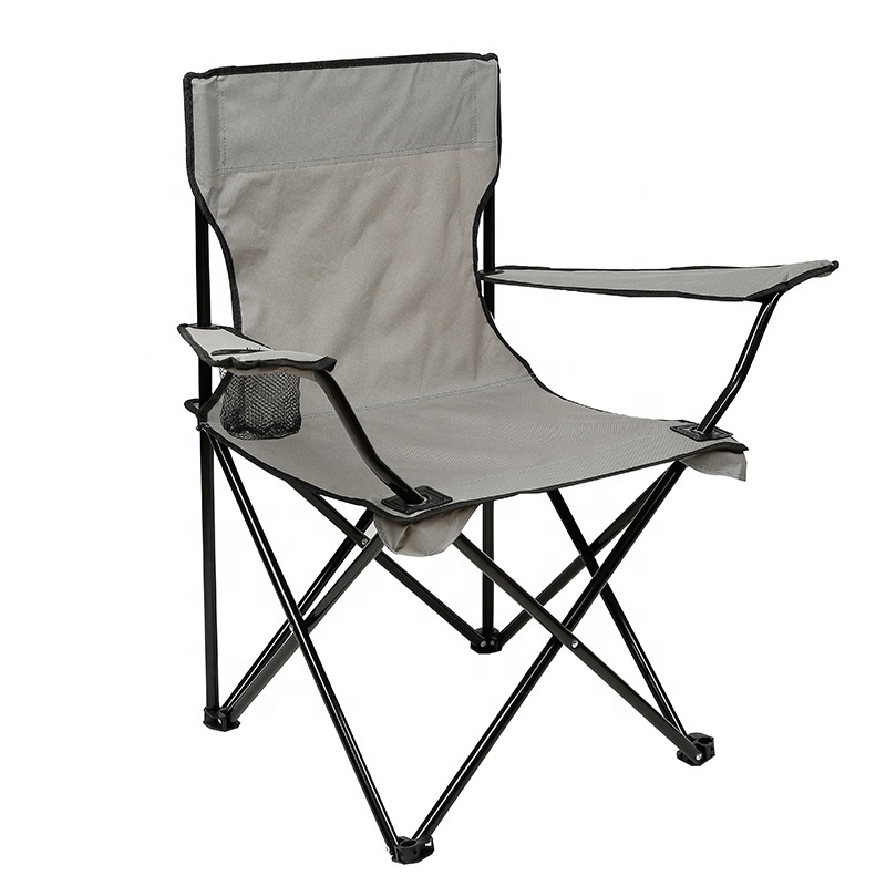 Factory Manufacture Folding Beach Chair Adjustable Folding Camping Chair For Hiking Backrest metal Folding Floor Chairs