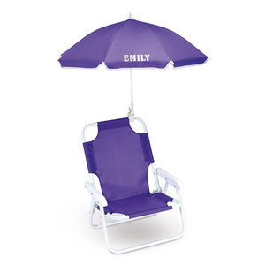 summer youth relax folding beach chair with umbrella