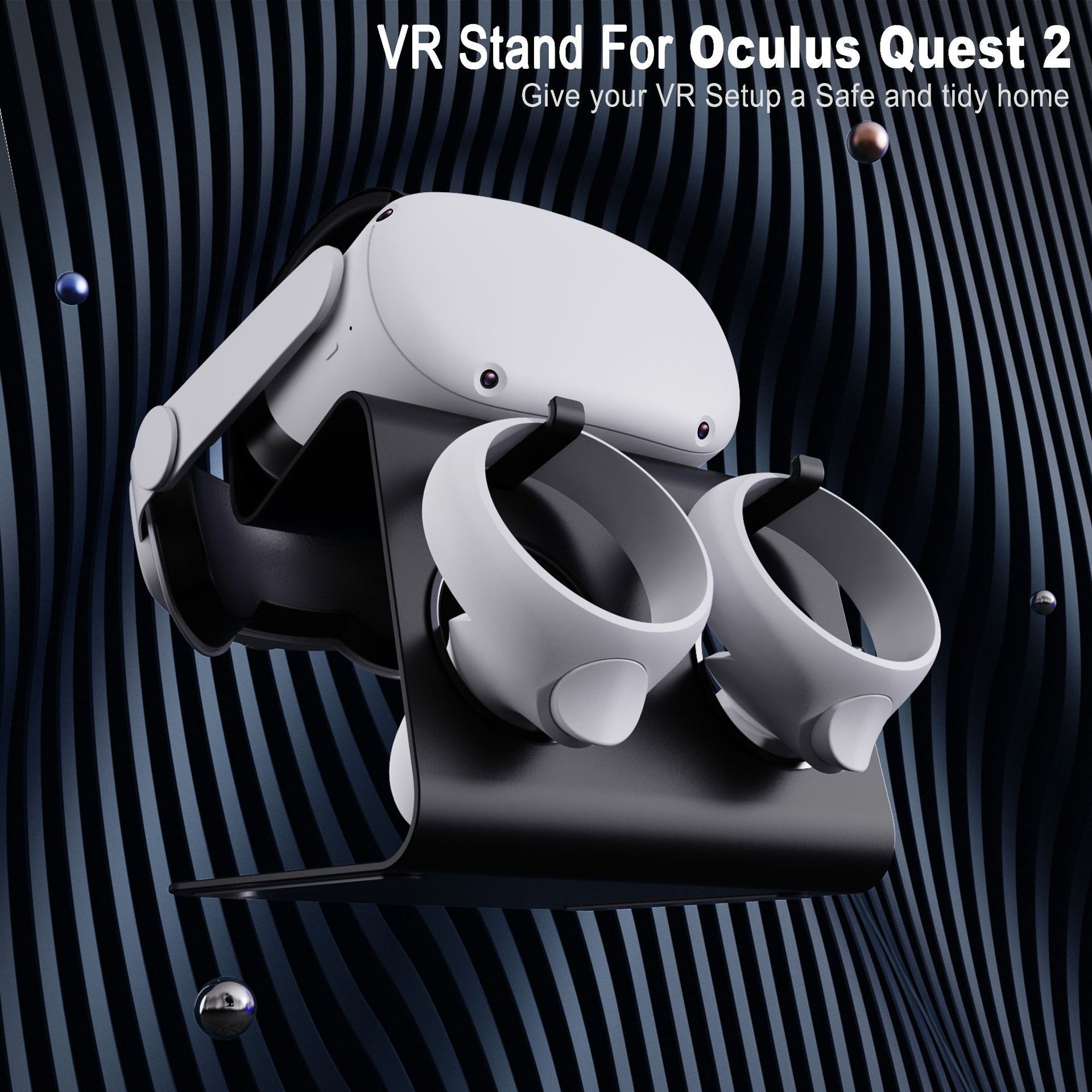 VR display bracket stand aluminum alloy wireless glasses VR all-in-one desktop display placement bracket for Oculus Quest 2