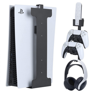 game console universal wall mount host storage bracket gamepad headset hanger for PS5 host bracket