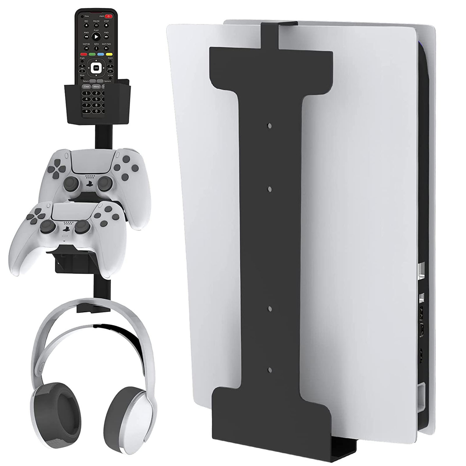 game console universal wall mount host storage bracket gamepad headset hanger for PS5 host bracket