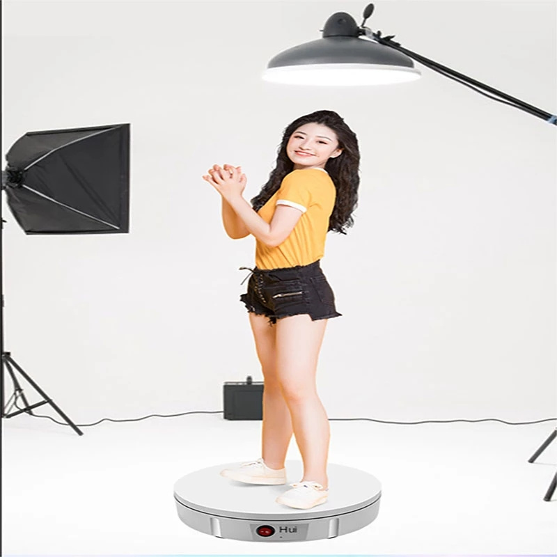 Booth Rotating Machine Turntable Display Backdrop Stand Photography Accessories Shooting Quiet Remote Photo Studio Camera