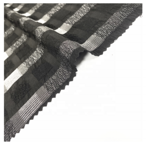 ABAYA FABRIC MANUFACTURER SUPPLY Made in China Manufacturers Polyester Chiffon Rayon Woven Jacquard Fabric for Black Abaya