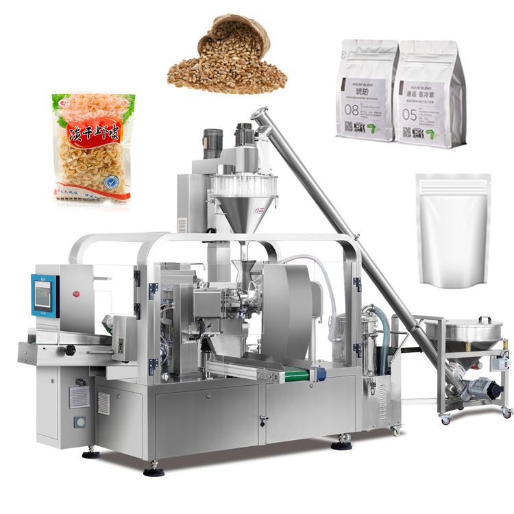 Automatic Sunflower Seeds Detergent Coffee Flour Honey Milk Powder Pouch Sealing Packing Machine Price