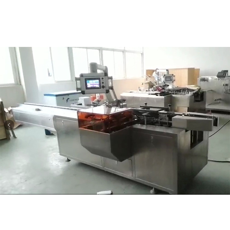 Automatic Milk Packaging Carton Box Labeling Packing Making Machine