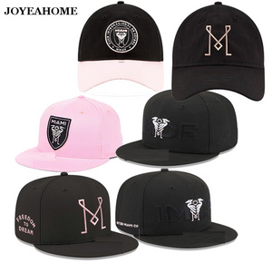 Youth Inter Miami CF Black Rush Pink Mess Snapback Hat Official Miami CF Caps