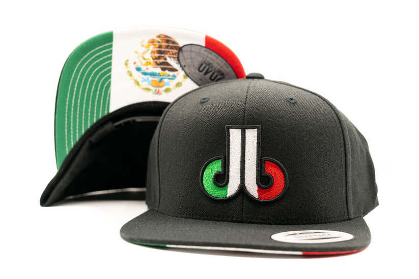 Mexico Cap Flex Classic adjustable fit Flat bill  Snapback Trucker Hat Custom Mexico Flag Undervisor Mexico adjustable hat