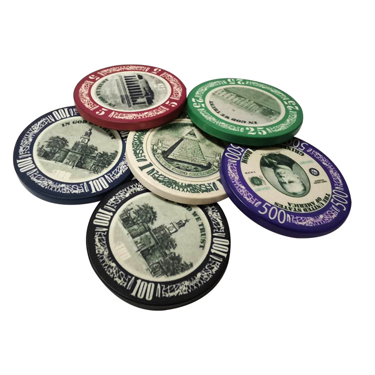 Casino Clay Factory Customized Wholesale Premium Poker Chip Sets