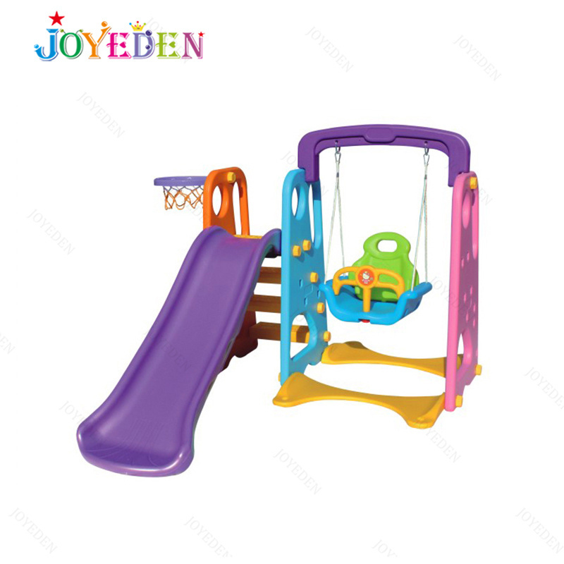 Eco-Friendly 3 In 1 Home Kindergarten Daycare Kids Indoor Plastic Swing And Slides Ball Pool Indoor Playground For Kids Dubai