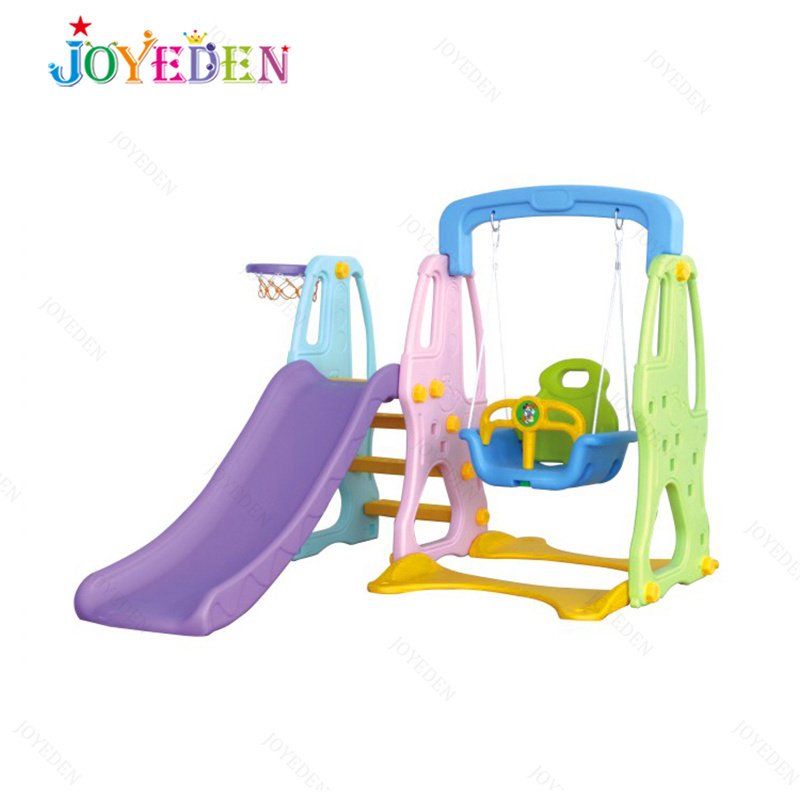 Eco-Friendly 3 In 1 Home Kindergarten Daycare Kids Indoor Plastic Swing And Slides Ball Pool Indoor Playground For Kids Dubai