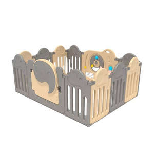 Hot sale colorful kids games play area Indoor Portable Safety Foldable Plastic baby playpen for home