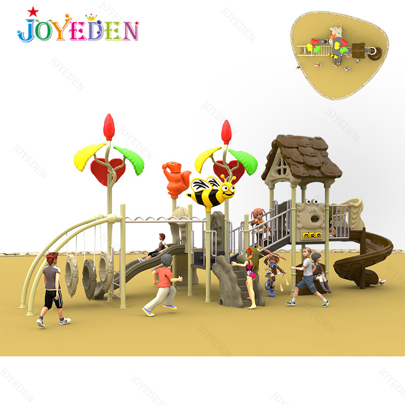 Popular Plastic Outdoor Playground School Yard children slide outdoor playground equipment for home use