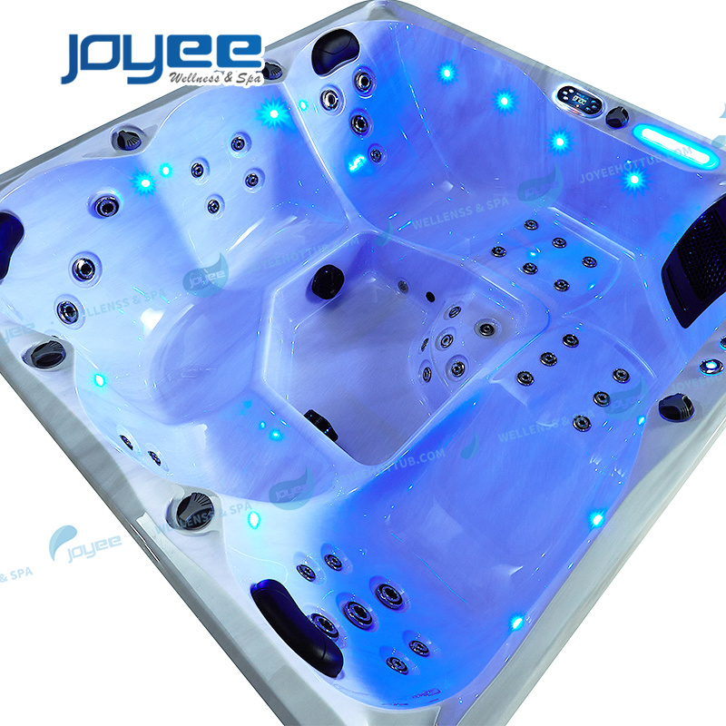 JOYEE Chinese hot tub spa garden use 5 person balboa outdoor hot tub swim spa