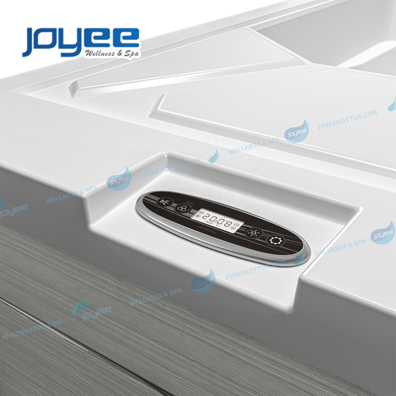 JOYEE Modern Cold Plunge Massage Spa Tub 1-2 Seats Outdoor Luxury Relax Hydro Whirlpool Spa Pools