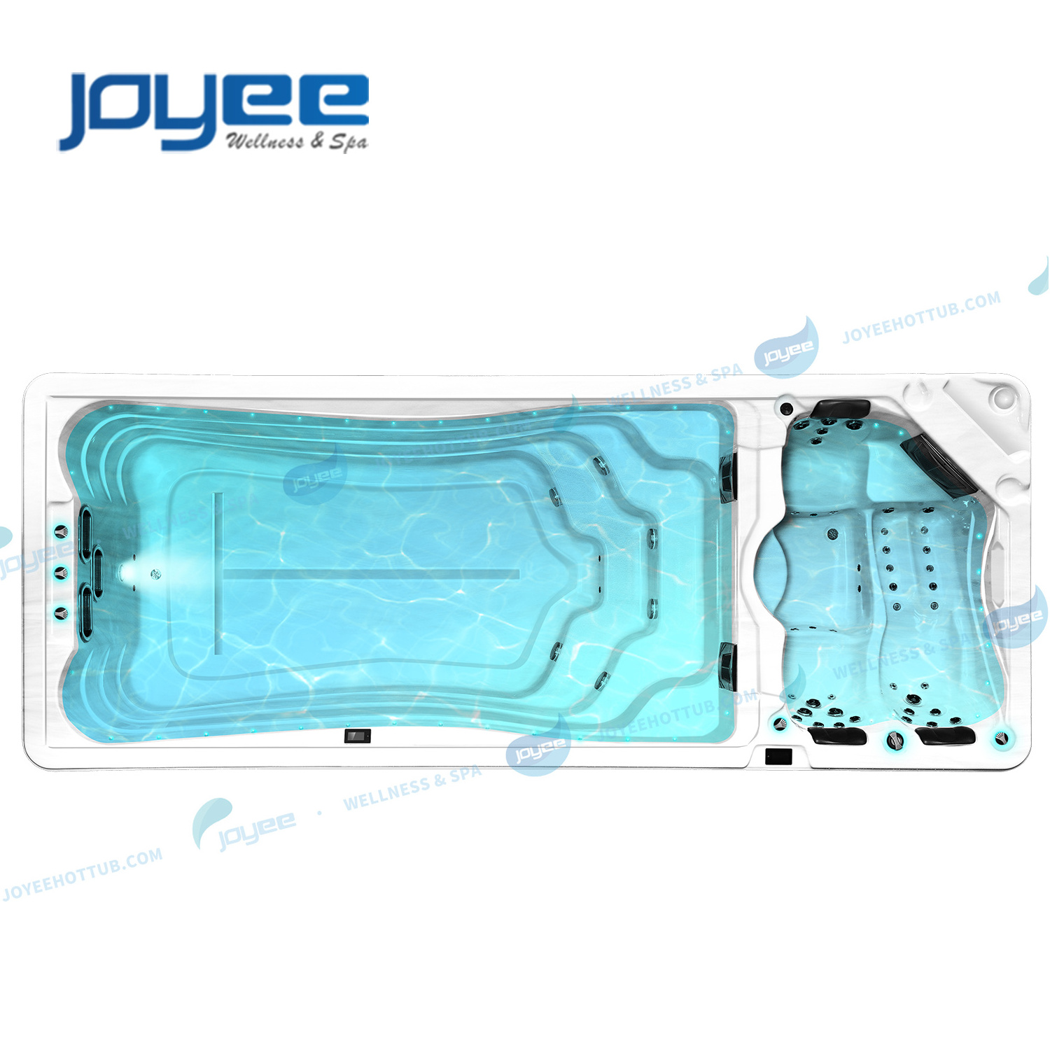 JOYEE endless pool 6m intex 4 5 adult large outdoor swimming spas balboa above ground hottub outdoor spa pool with spa cover