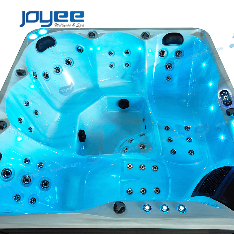 JOYEE Chinese hot tub spa garden use 5 person balboa outdoor hot tub swim spa