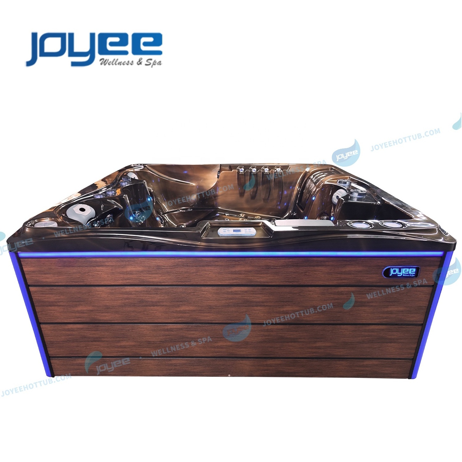 JOYEE Outdoor Freestanding 5 People Bathtub New Design Acrylic Massage Spa Hot Tub High Quality Massage Swim Spa