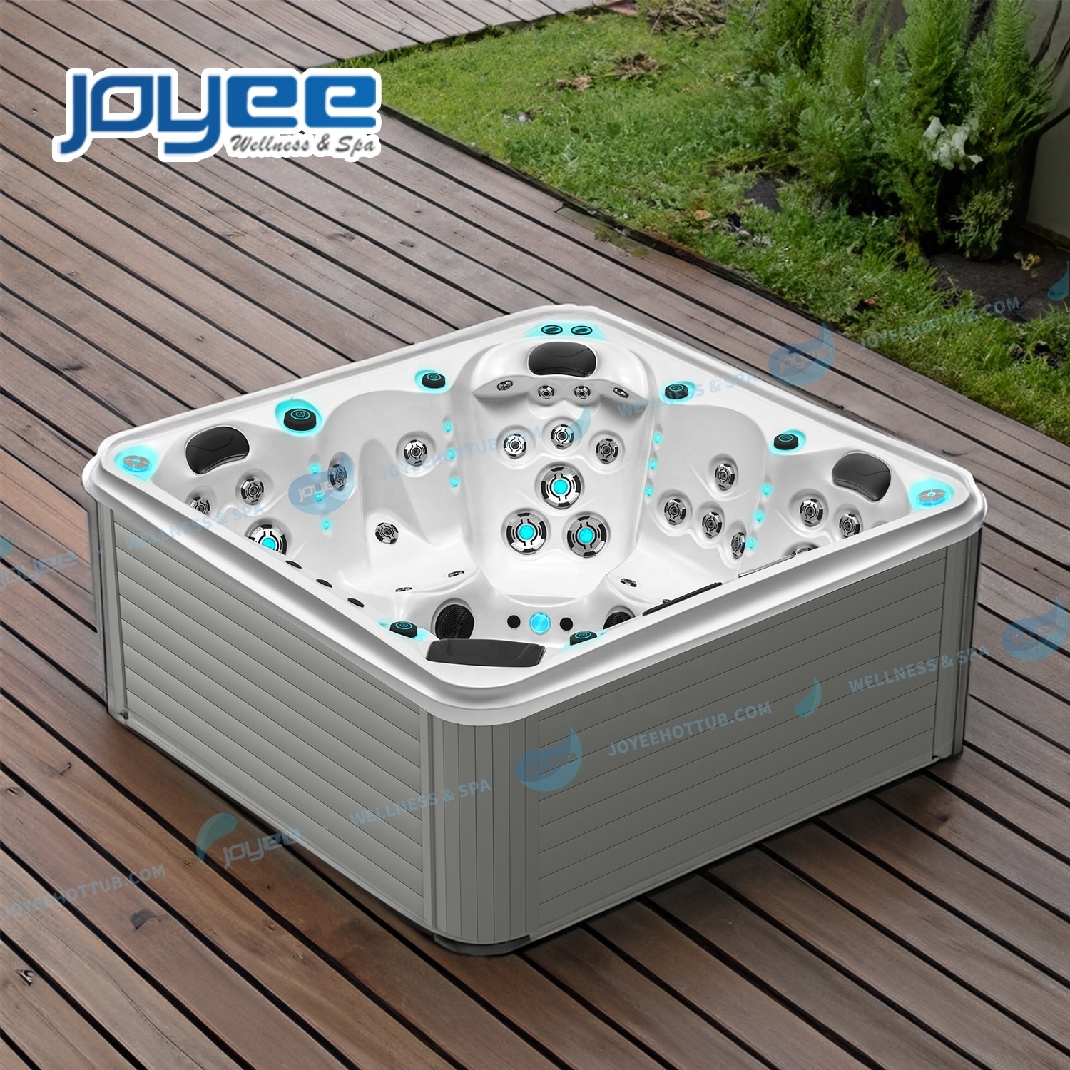 JOYEE Hydro Whirlpool Massage Spa Outdoor Indoor Cold And Hot Tub For 5 Persons With BalBoa System Swimming pools