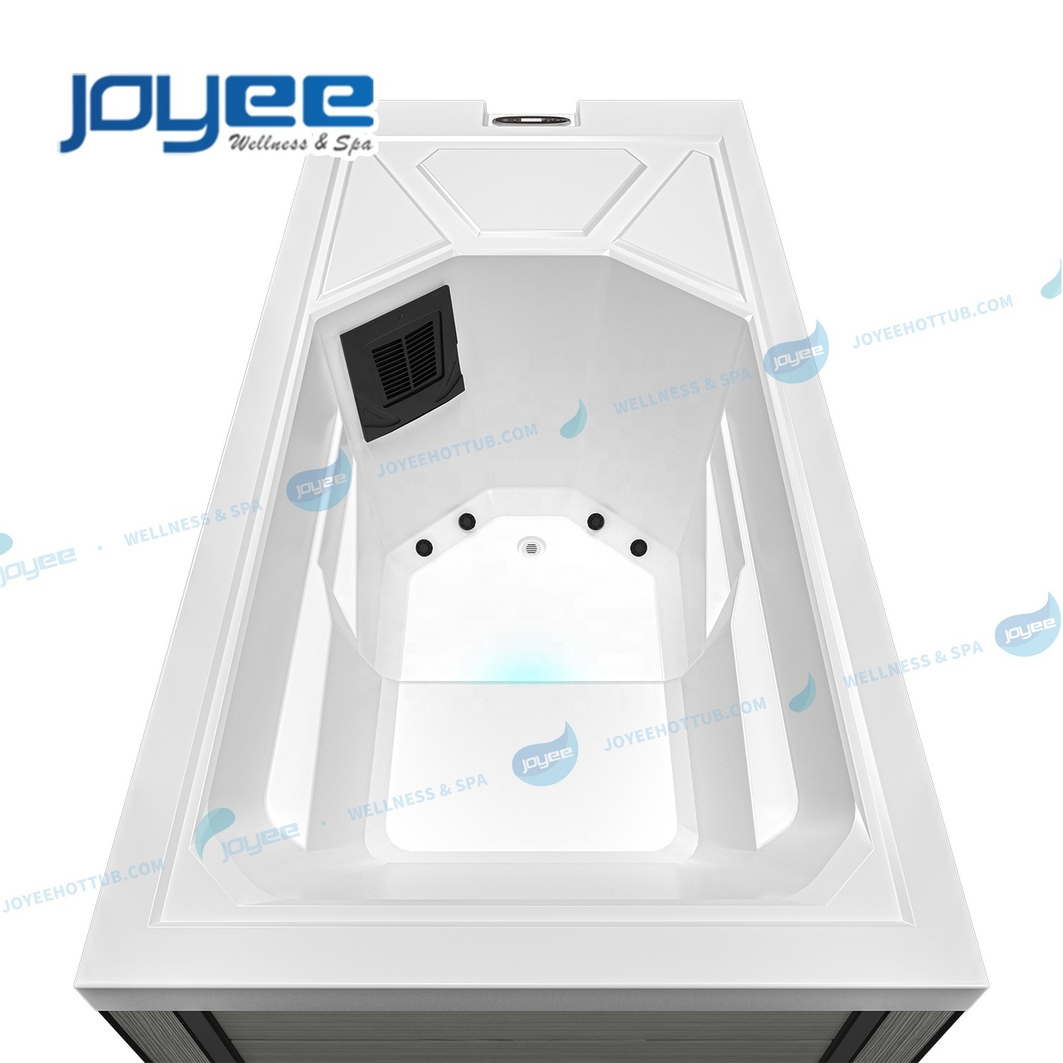 JOYEE Modern Cold Plunge Massage Spa Tub 1-2 Seats Outdoor Luxury Relax Hydro Whirlpool Spa Pools