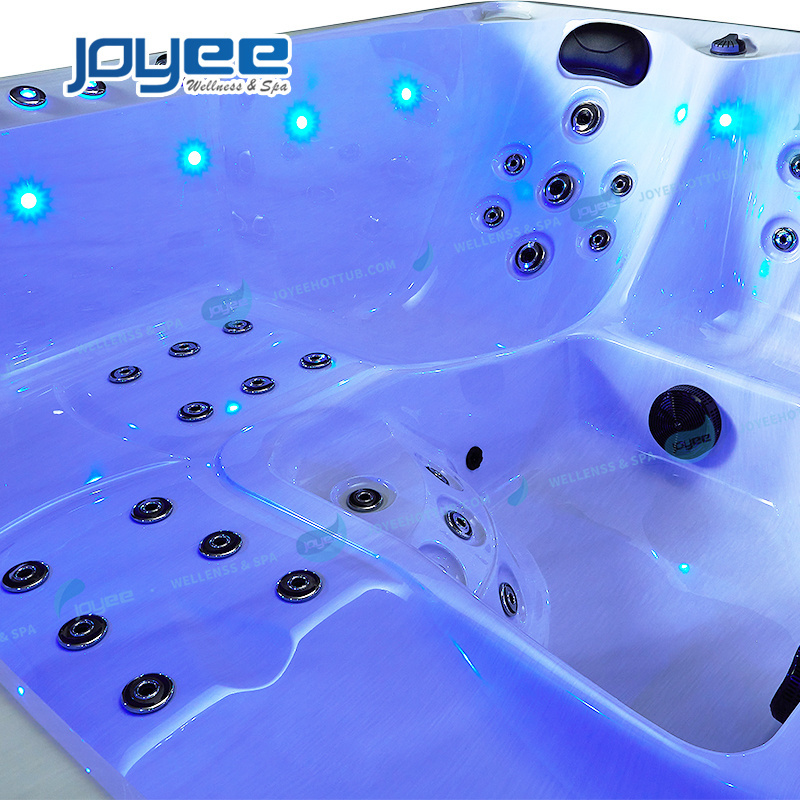 JOYEE Chinese hot tub spa garden use 5 person balboa outdoor hot tub swim spa