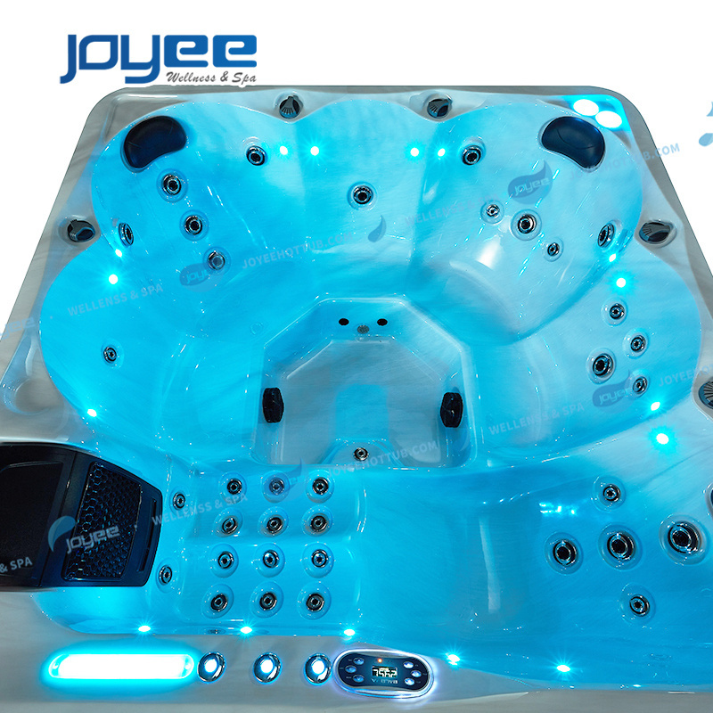 JOYEE Hot tub outdoor jacuzzis 6 person spa whirlpool luxury acrylic bathtubs cheap price sexy hydro massage balboa spa hottub