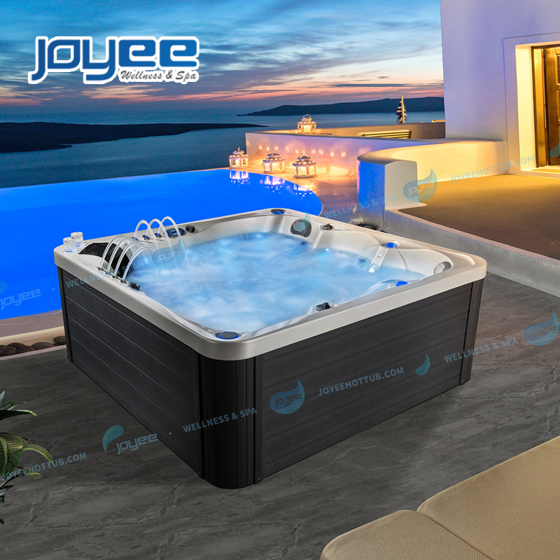 JOYEE Acrylic Balboa Whirlpool Outdoor Luxury Hot Tub China Manufacturer Fiberglass Shells hottub outdoor spa hot tub