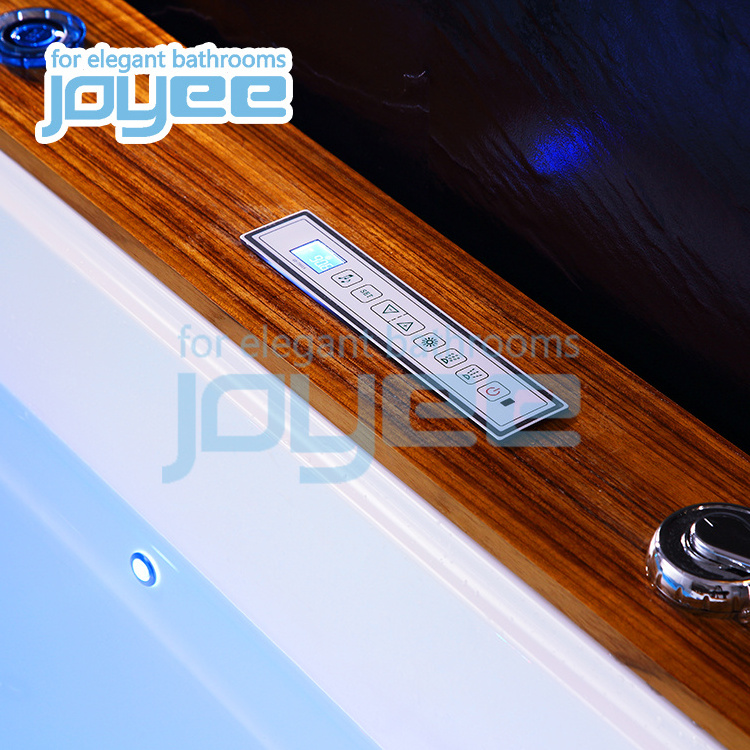 JOYEE indoor tub with spas function/acrylic 2 sided skirt bathtub whirlpool apollo massage freestanding SPA bath tub