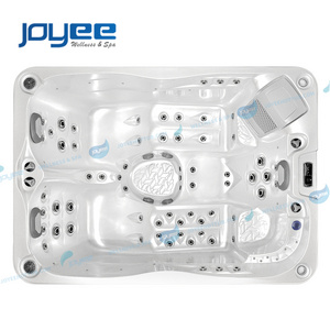 JOYEE Acrylic Outdoor Winter Hot Tub Cold Plunge Tub Freestanding Classic Massage Bathtub Domestic Whirlpool