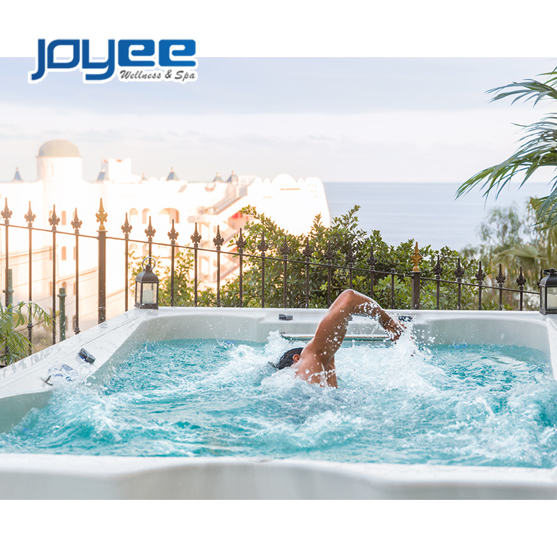 JOYEE wholesale luxury outdoor endless balboa home garden hot tub used swim spa pool piscina swimming spas