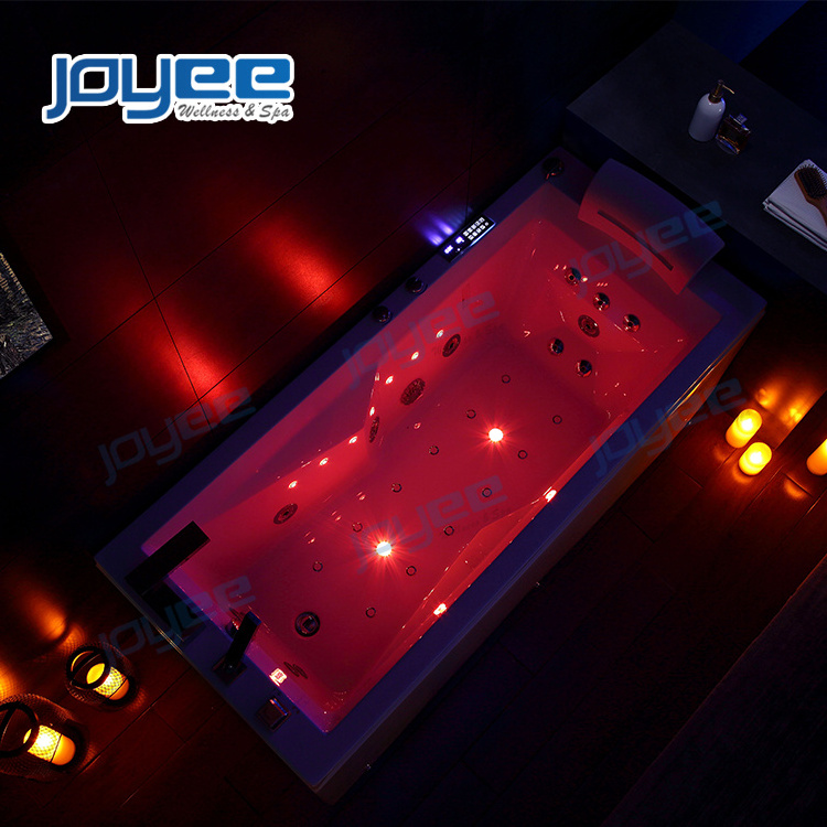 JOYEE single Person Spa Tub Indoor jakuzi cheap whirlpool bathtub/massage bath tub/indoor bathtub shower combo