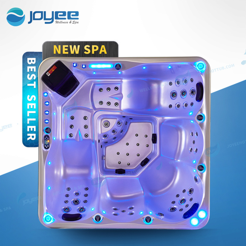 JOYEE Best Selling US Balboa 5 Person Hydro Massage Whirlpool Hot Tub Combo Fibreglass Swimming Pool Outdoor Hottub Jacuzzier