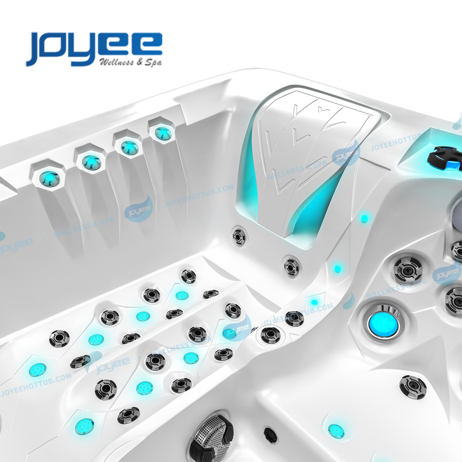 JOYEE Luxury Swimming Spa Whirlpool Outdoor Massage Spa Hydro Balboa Hot Tub With Led Jets with Jacuzzier spa tubs