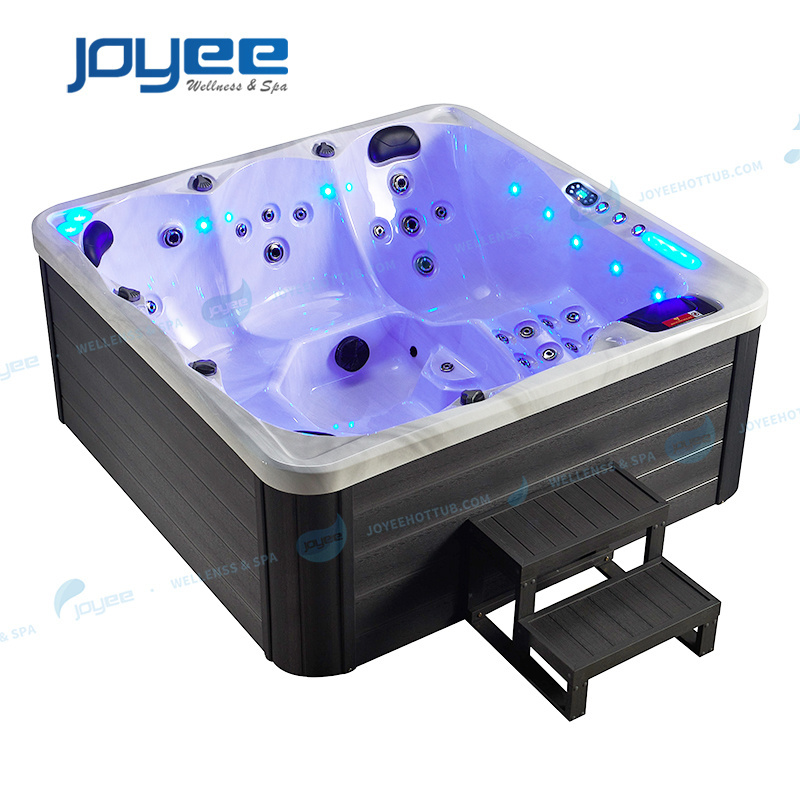 JOYEE Hot tub outdoor jacuzzis 6 person spa whirlpool luxury acrylic bathtubs cheap price sexy hydro massage balboa spa hottub