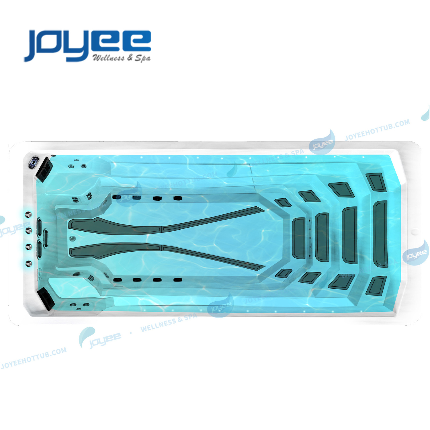 JOYEE China Manufacturer Wholesale OEM New Swimspa whirlpool massage outdoor spa hot tub swimming above ground swimming pool