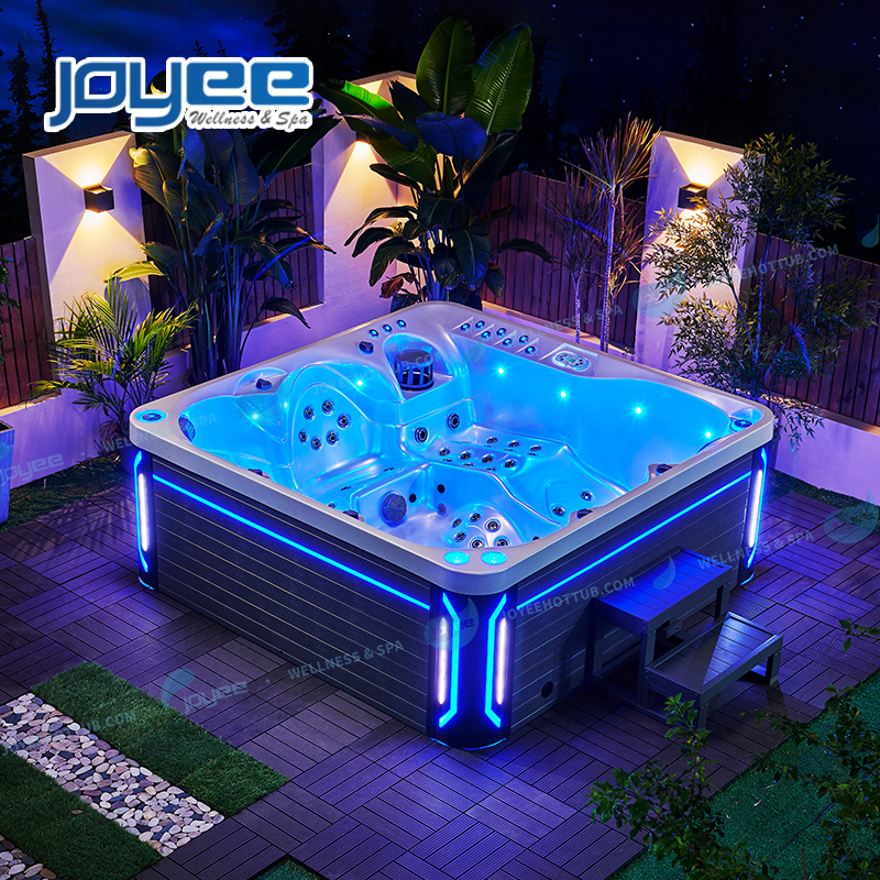 JOYEE 6 person balboa outdoor whirlpool massage spa hot bath tub spa tubs pool whirlpool hot tub