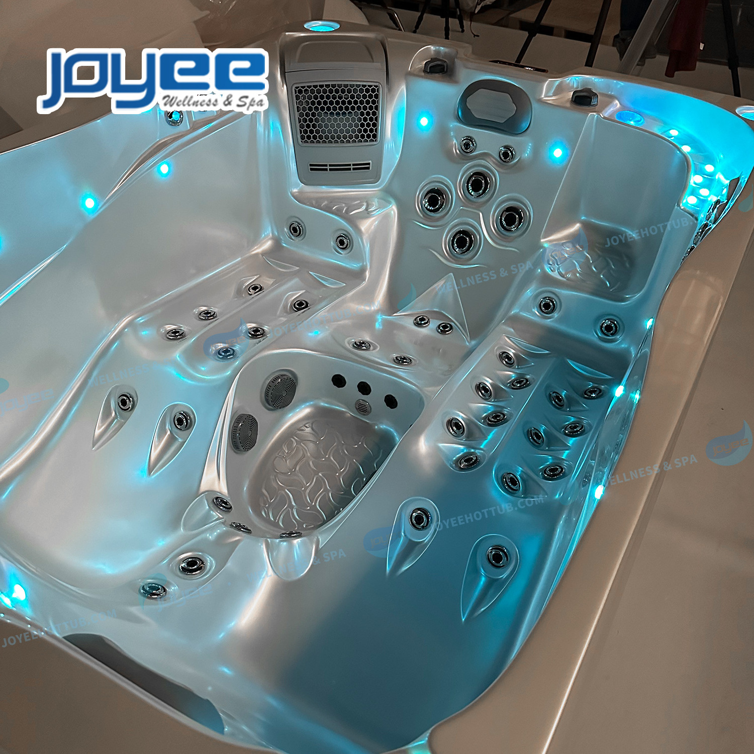 JOYEE Acrylic Outdoor Winter Hot Tub Cold Plunge Tub Freestanding Classic Massage Bathtub Domestic Whirlpool