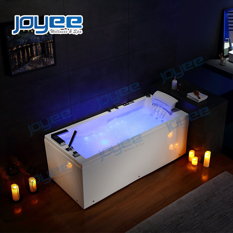 JOYEE single Person Spa Tub Indoor jakuzi cheap whirlpool bathtub/massage bath tub/indoor bathtub shower combo