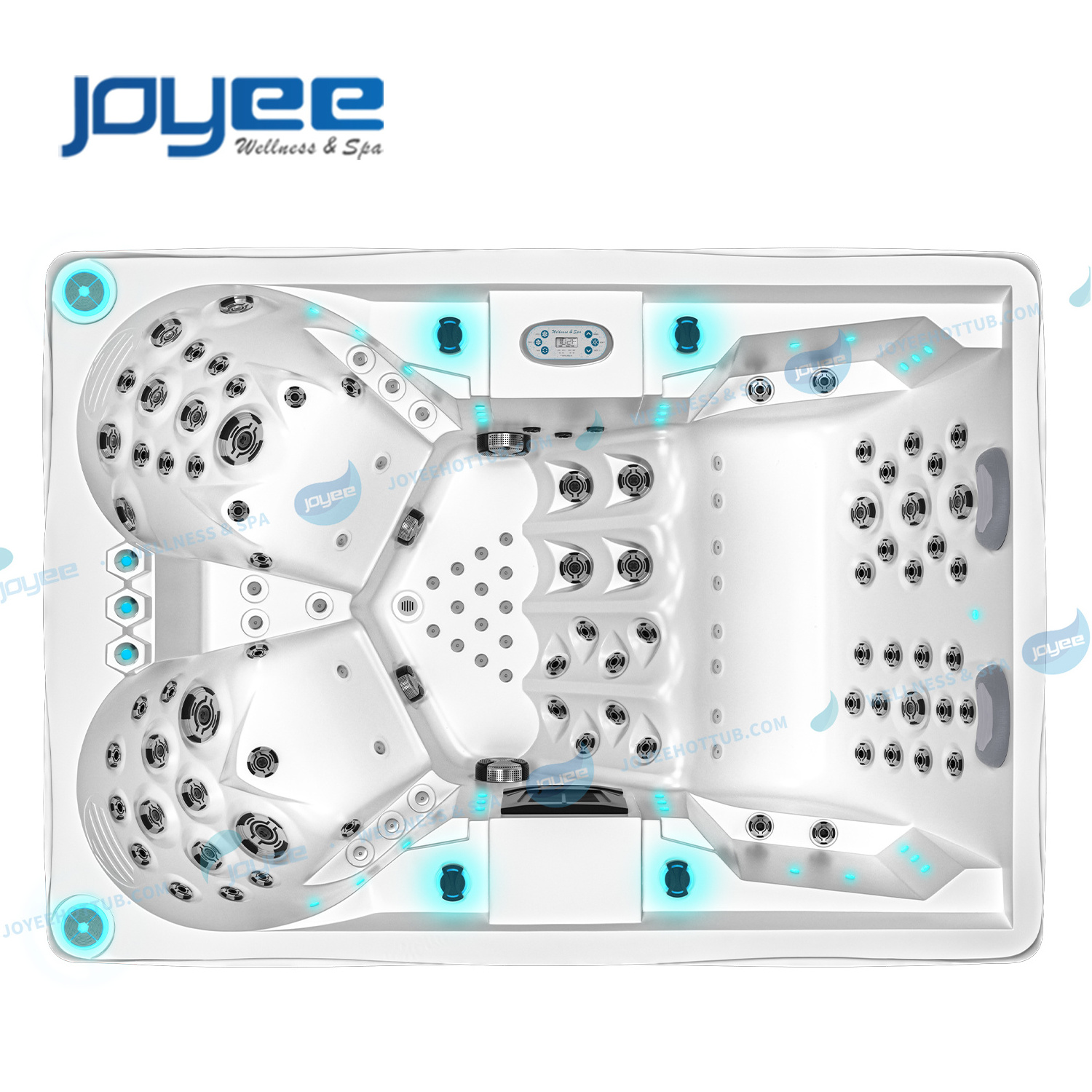 JOYEE Cheap Price Europe Nordic USA Balboa Acrylic Outdoor Hot Tub Spa 4 Places Whirlpool Pool