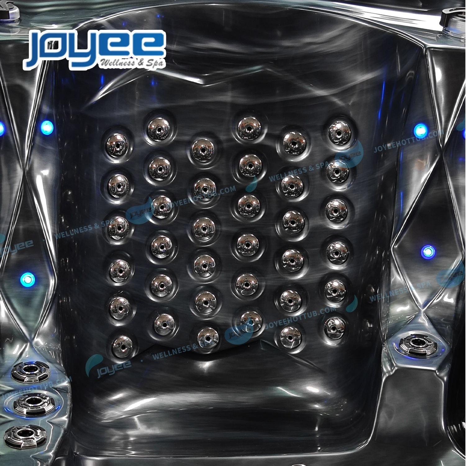 JOYEE China manufacturer low price hot tub spa 5 people 172 pcs massage jets outdoor swim spa pool for party