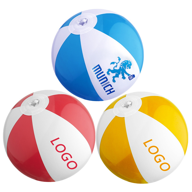 Custom inflatable pvc beach ball with logo printing