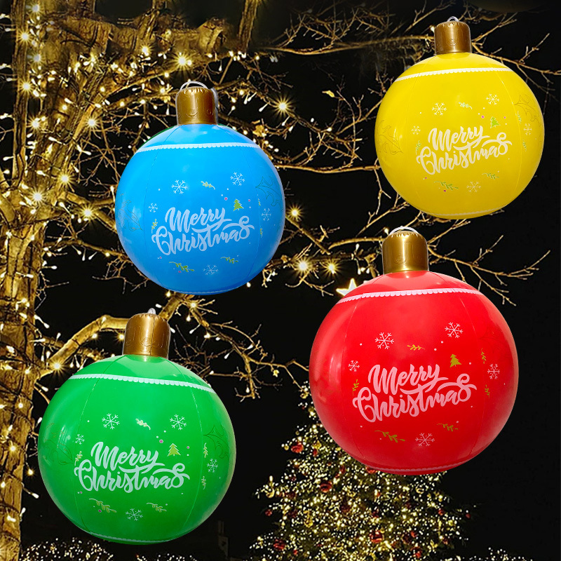 Wholesale christmas decorations PVC inflatable christmas ball