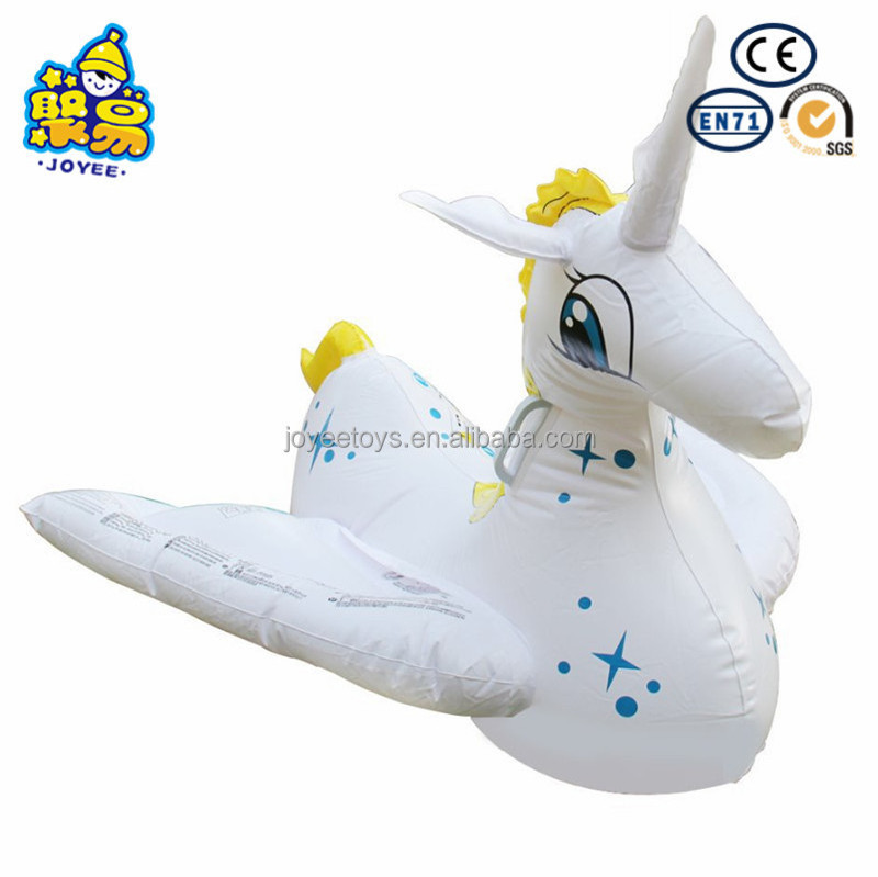 PVC Plastic Inflatable Cartoon Animal inflatable unicorn