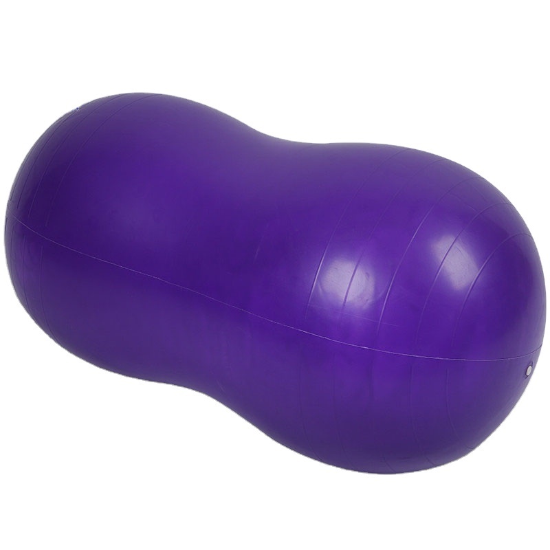 Hot selling customization wholesale factory inflatable large size peanut yoga ball for exercise and gym