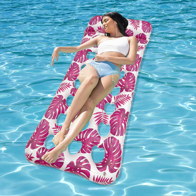 Hot Sale PVC Outdoor Inflatable Ring Adults' Water Pool Float Lounge for Sit-In & Relaxation