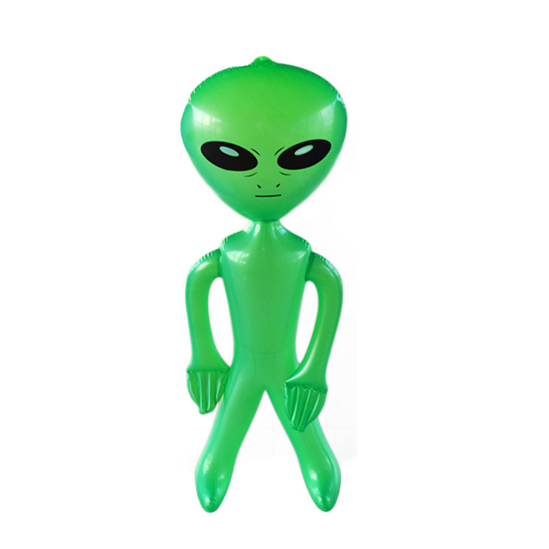 Custom Logo PVC Advertising Promotion Kids Inflatable Alien Toy