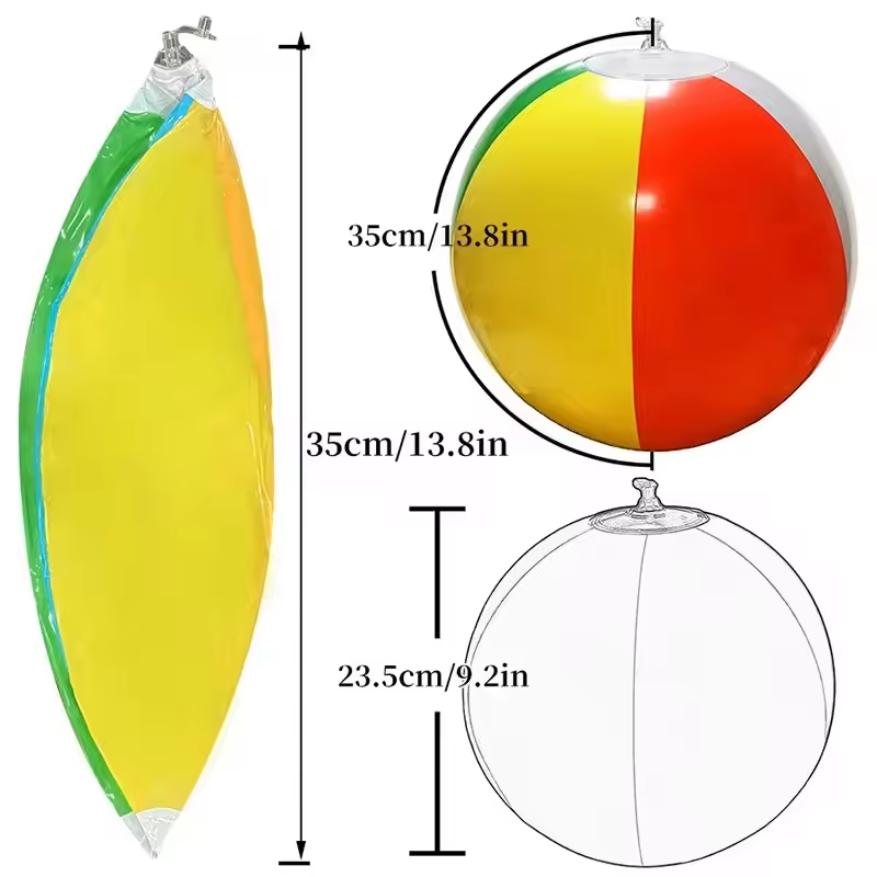 Hot Sale Inflatable Beach Balls Size Color Pattern Custom Beach Ball 30cm 40cm 100cm 150cm 200cm Giant Beach Ball For Kids