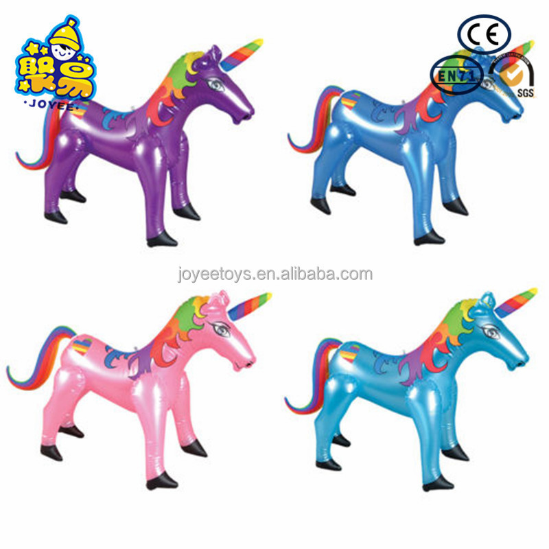 PVC Plastic Inflatable Cartoon Animal inflatable unicorn