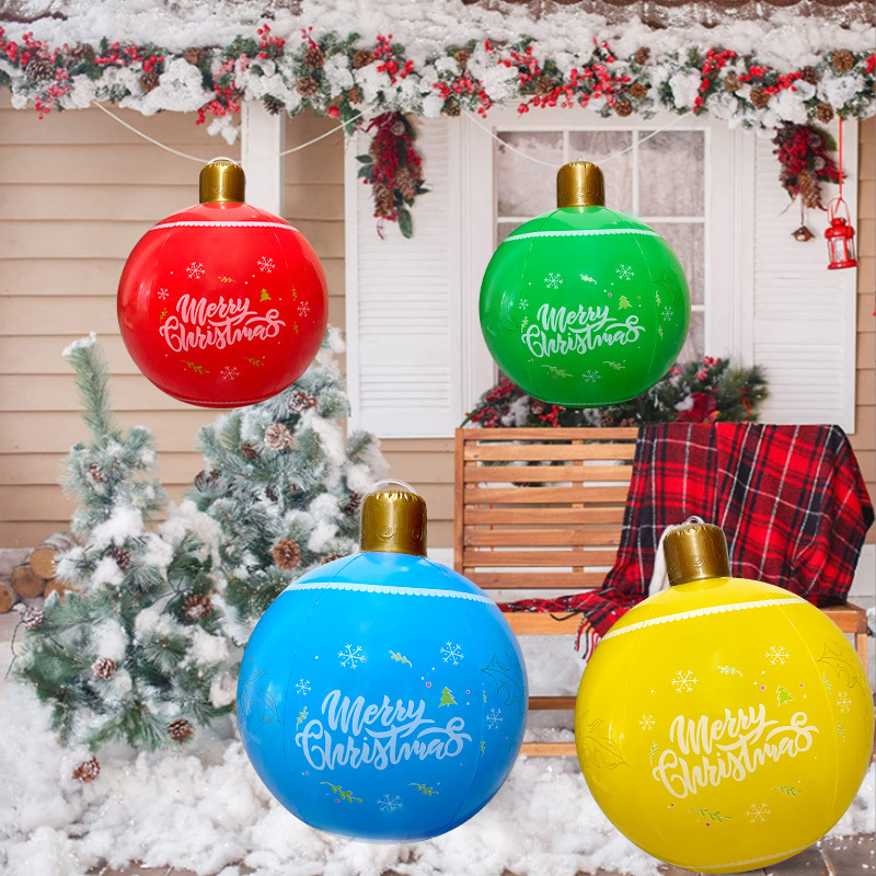 Wholesale christmas decorations PVC inflatable christmas ball