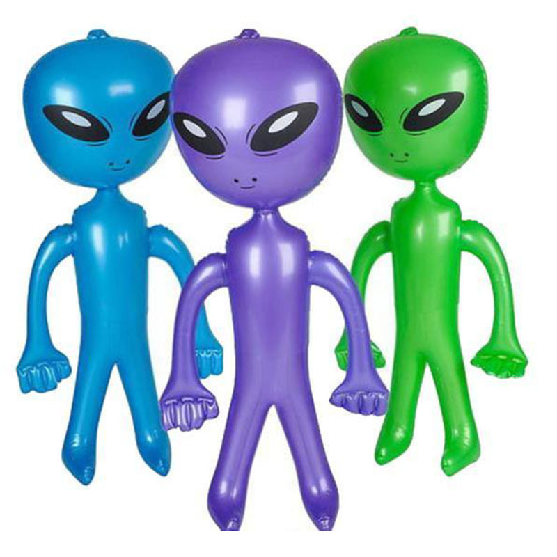 Promotional pvc inflatable alien party decoration toys alien inflatable toy