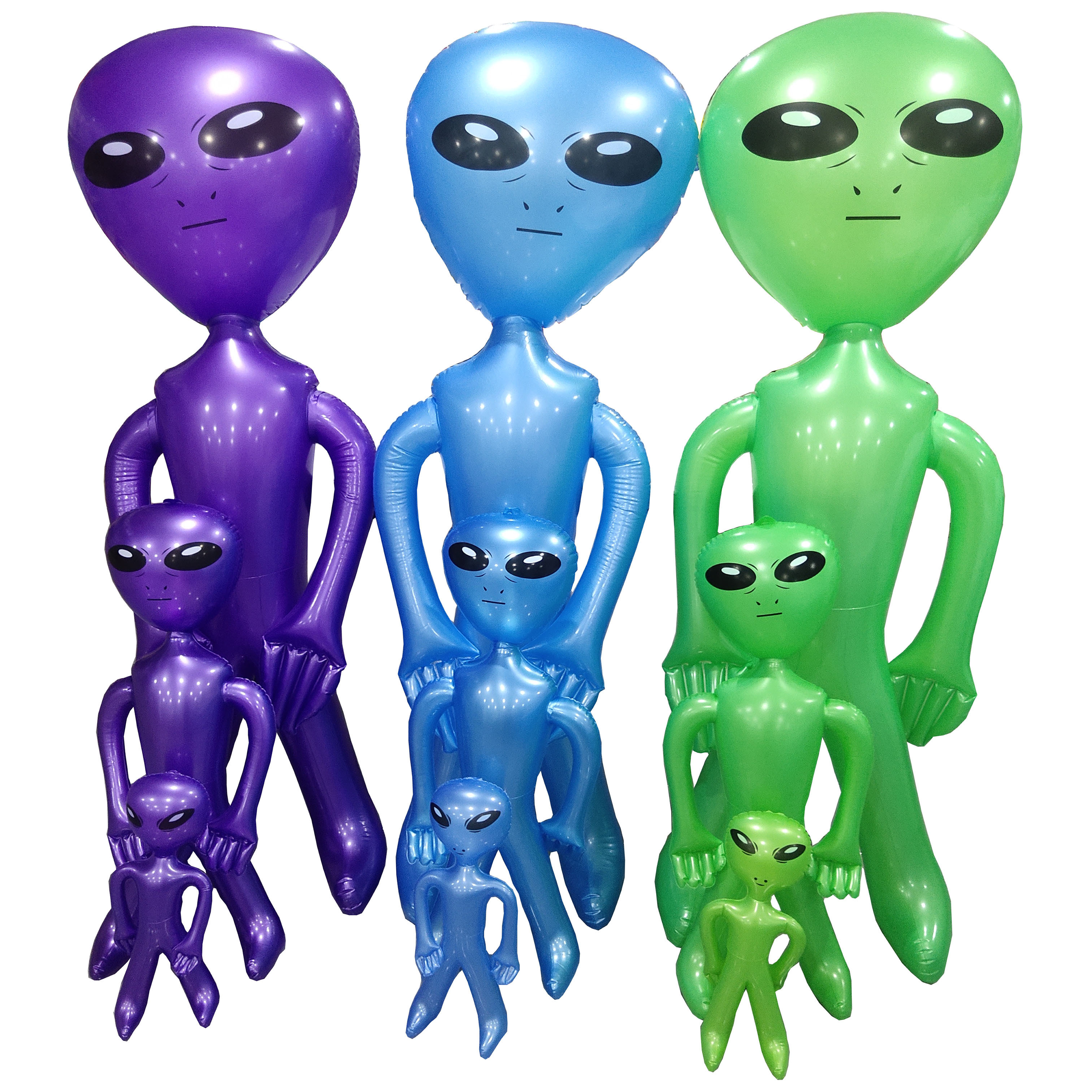 Promotional pvc inflatable alien party decoration toys alien inflatable toy